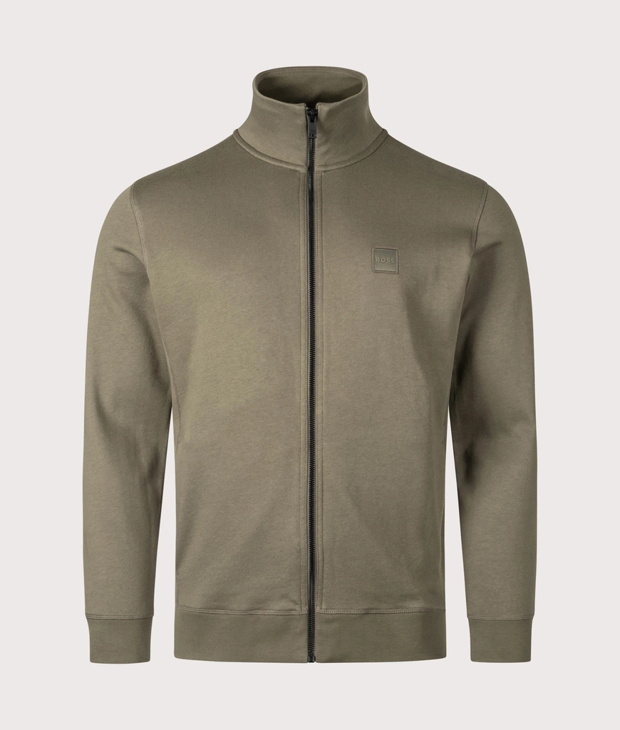 Hugo Boss Mens Relaxed Fit Zestart Zip Through Sweatshirt